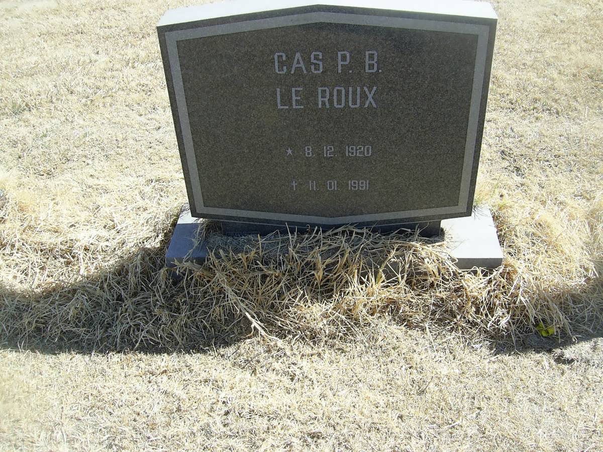 ROUX Cas P.B., le 1920-1991