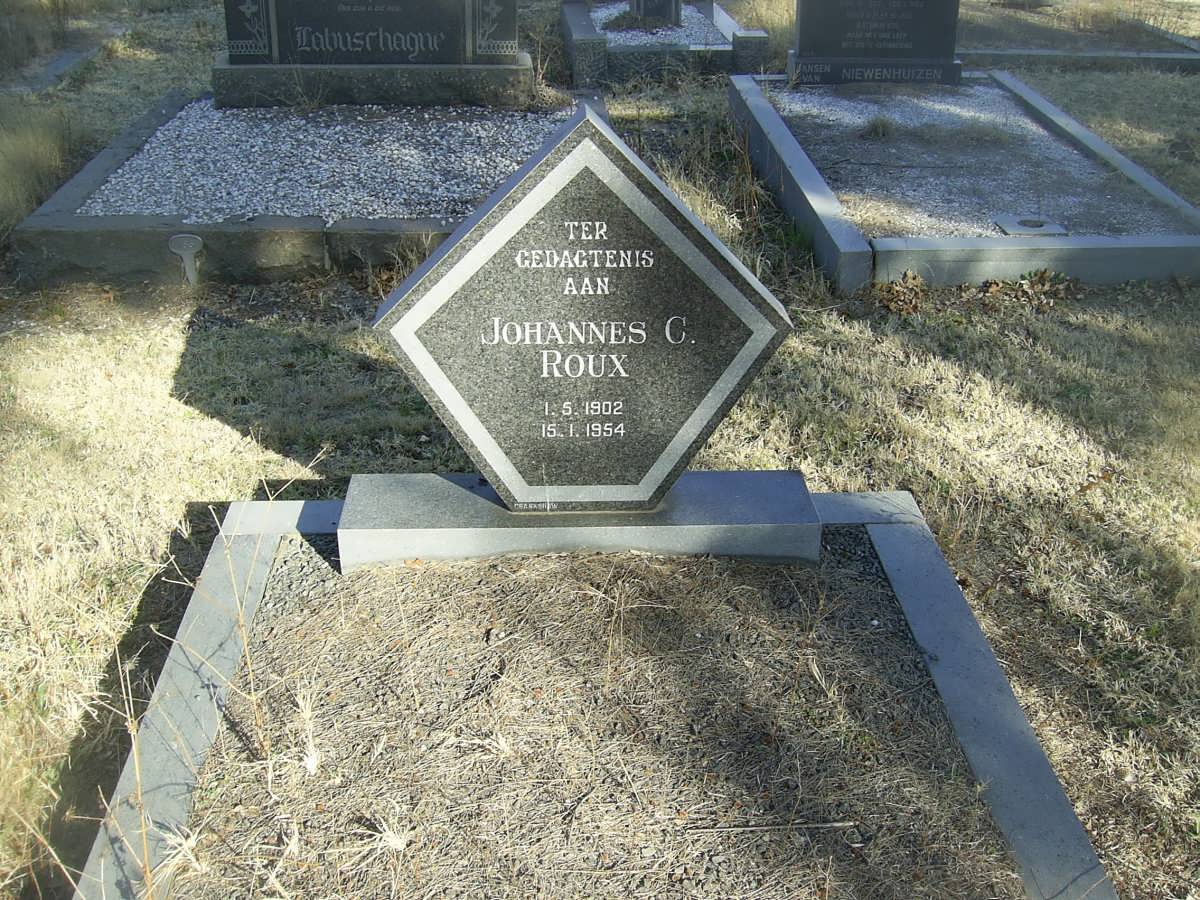 ROUX Johannes C. 1902-1954