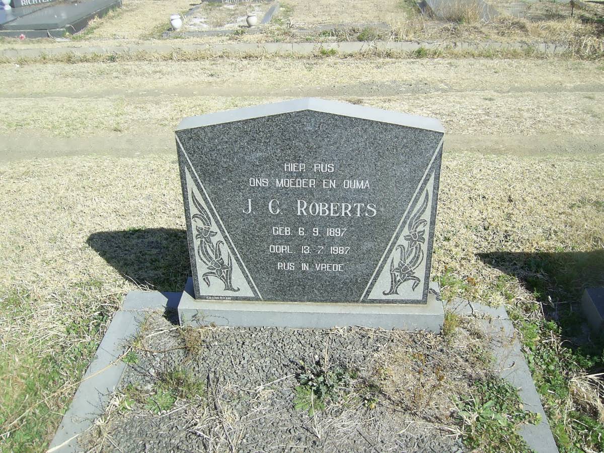 ROBERTS J.C. 1897-1987