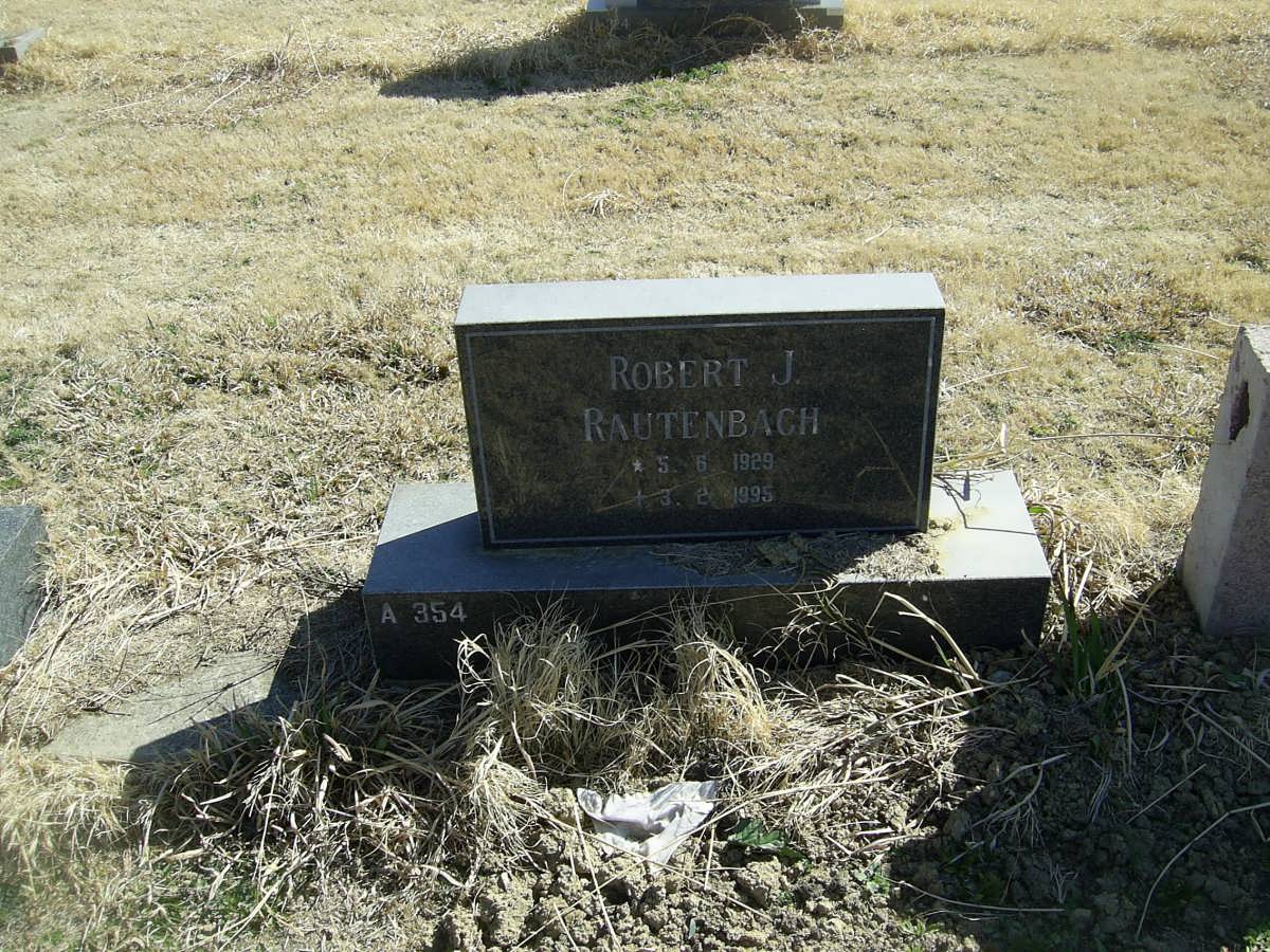 RAUTENBACH Robert J. 1929-1995
