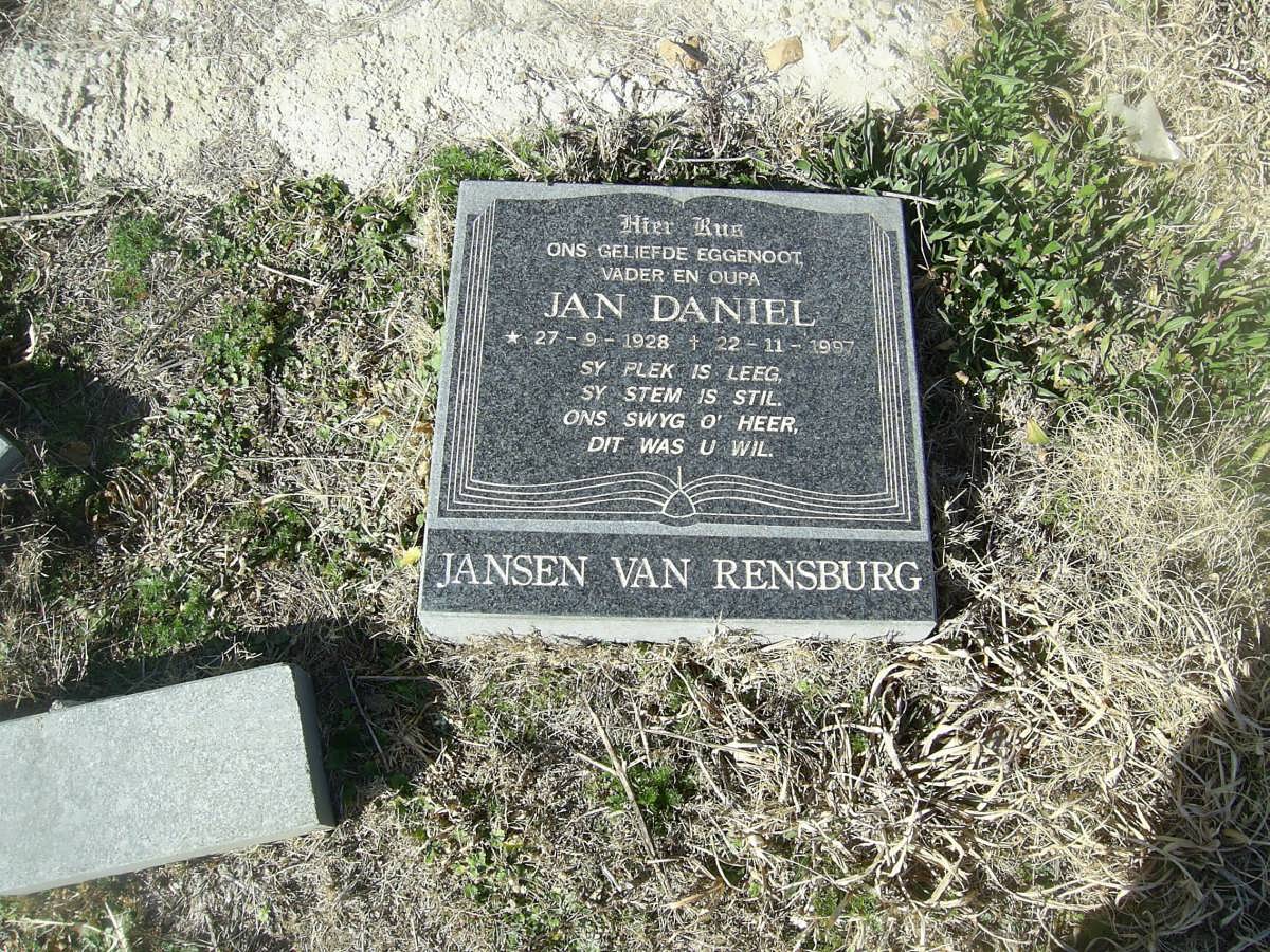 RENSBURG Jan Daniel, Jansen van 1928-1997