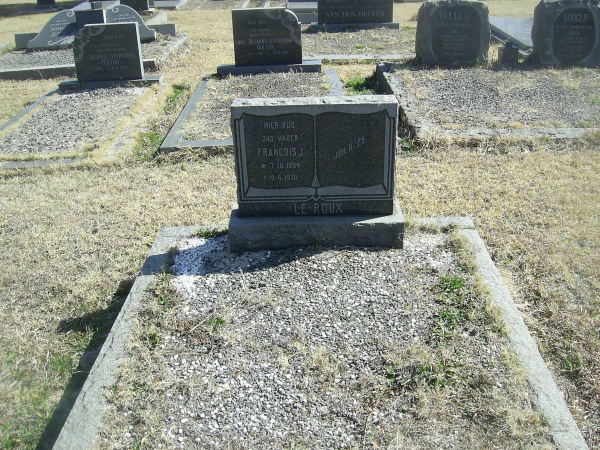 ROUX Francois J, le 1894-1970