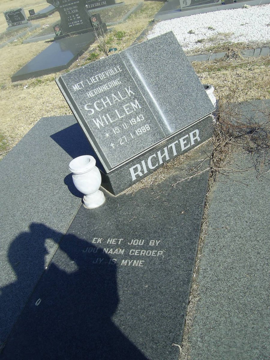 RICHTER Schalk Willem 1943-1988