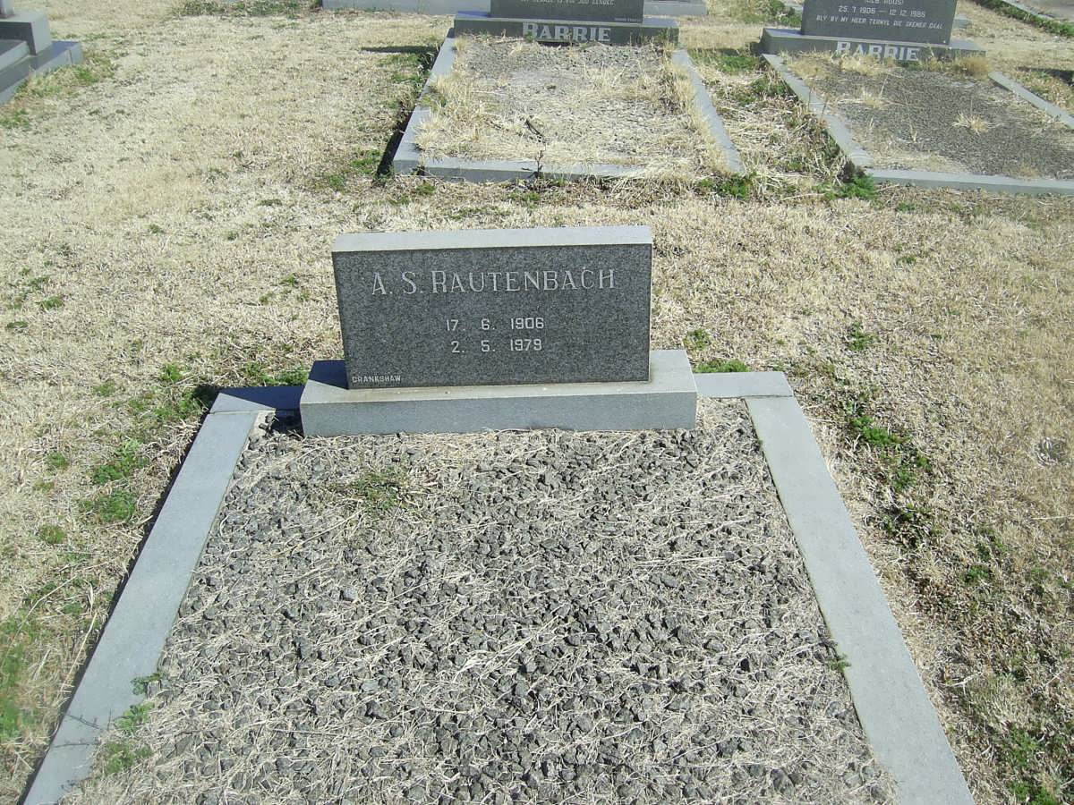 RAUTENBACH A.S. 1906-1979