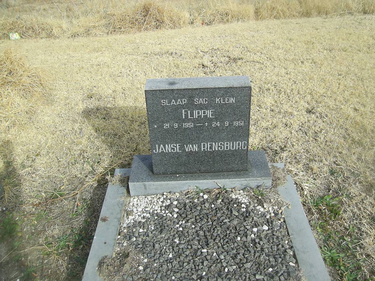 RENSBURG Flippie, Janse van 1951-1951