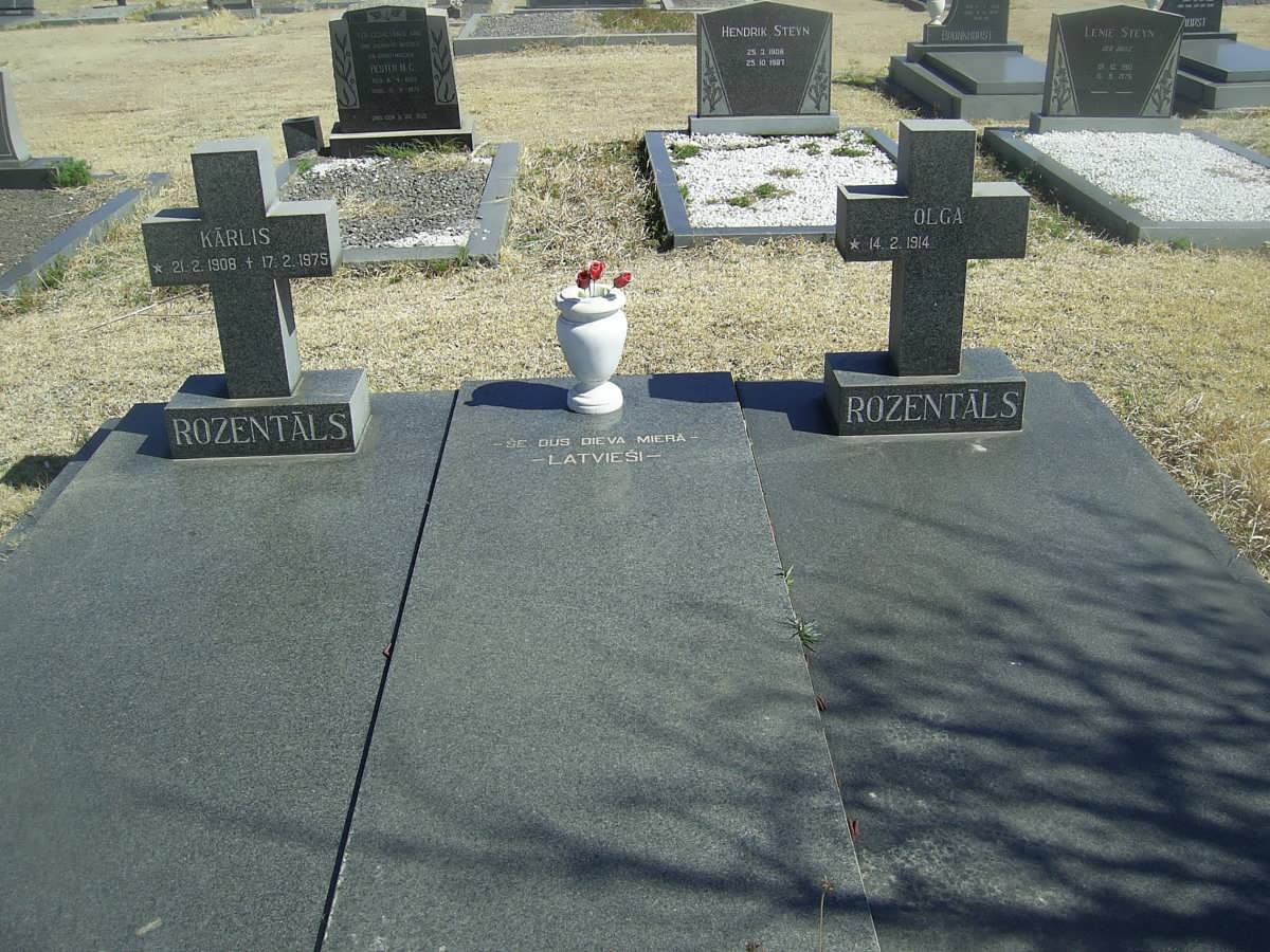 ROZENTALS Karlis 1908-1975 &amp; Olga 1914-