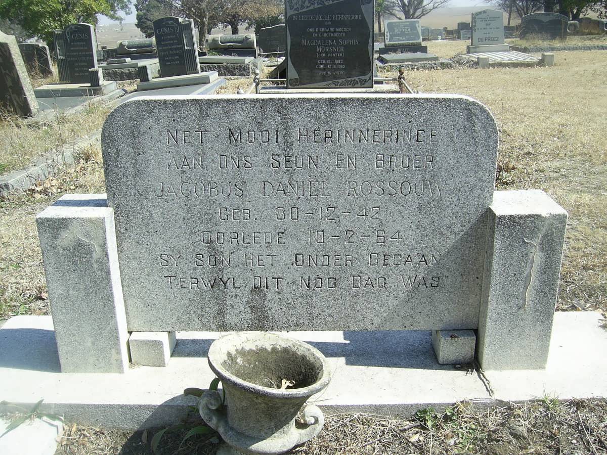 ROSSOUW Jacobus Daniel 1942-1964