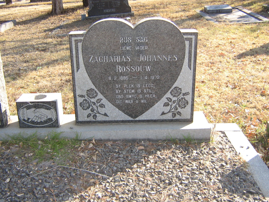 ROSSOUW Zacharias Johannes 1895-1972