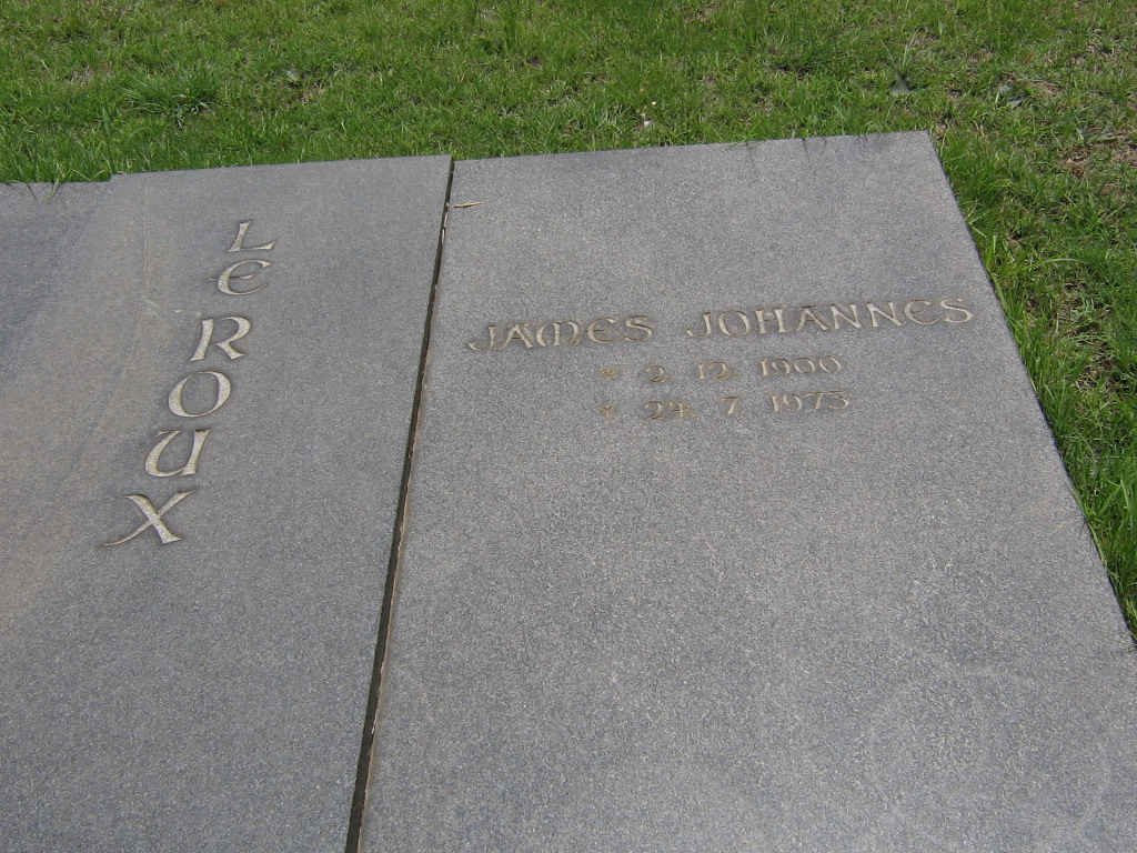 ROUX James Johannes, le 1900-1975