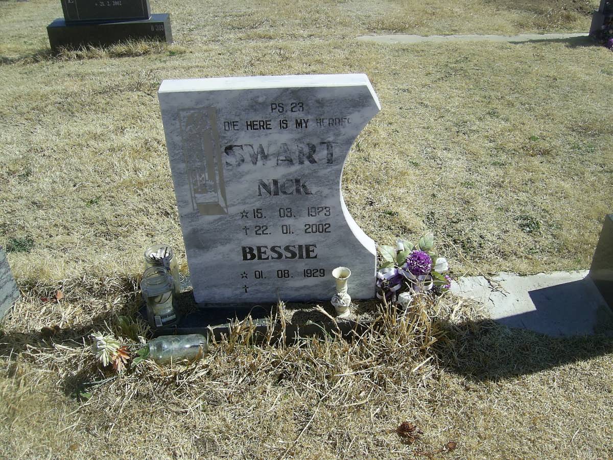 SWART Nick 1923-2002 &amp; Bessie 1929-