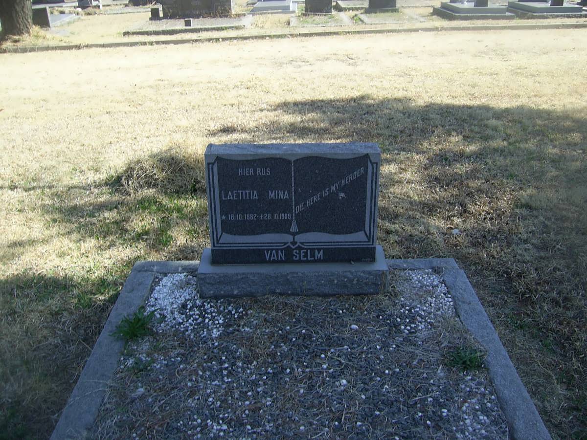 SELM Laetitia Mina, van 1882-1959