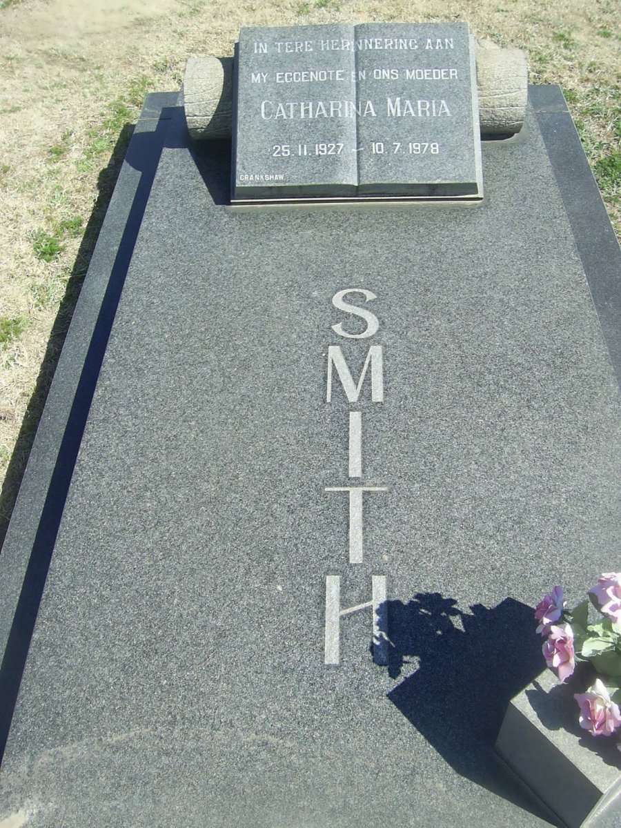 SMITH Catharina Maria 1927-1978