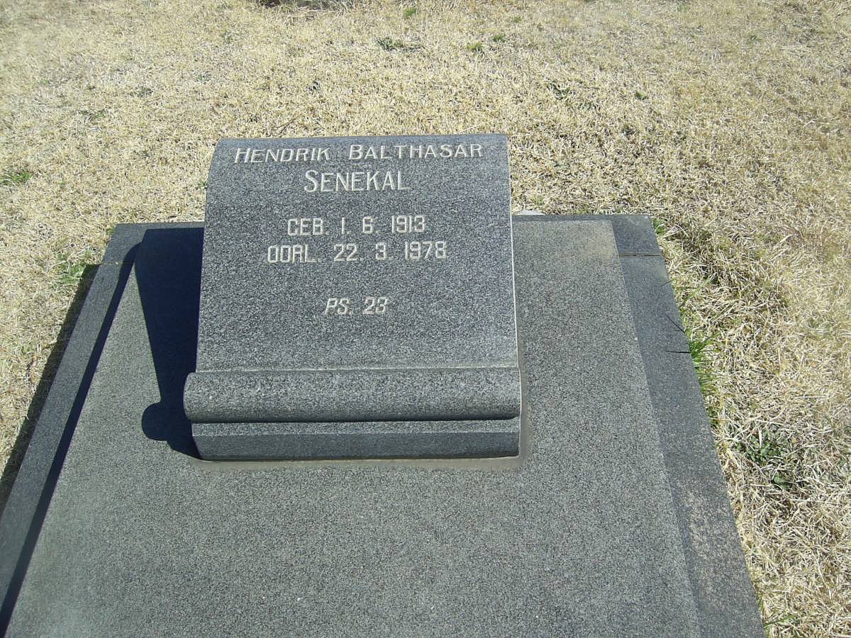 SENEKAL Hendrik Balthasar 1913-1978