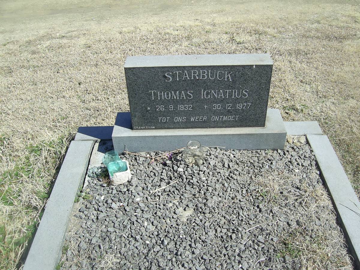 STARBUCK Thomas Ignatius 1932-1977