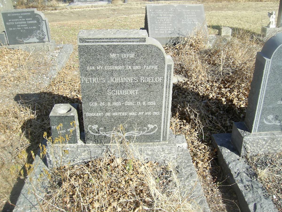 SCHABORT Petrus Johannes Roelof 1909-1956
