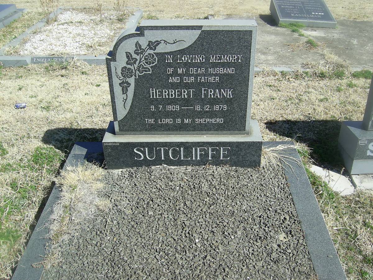 SUTCLIFFE Herbert Frank 1909-1979