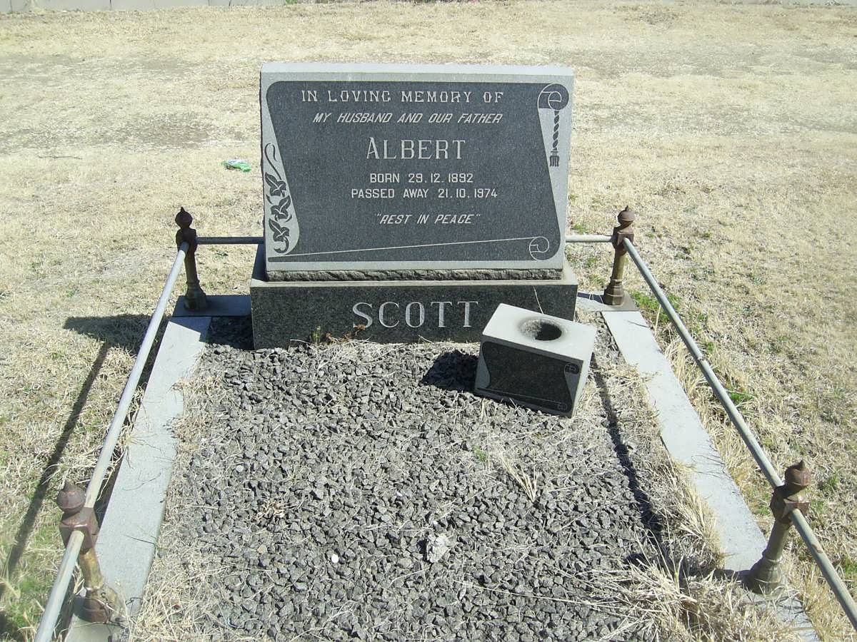 SCOTT Albert 1892-1974