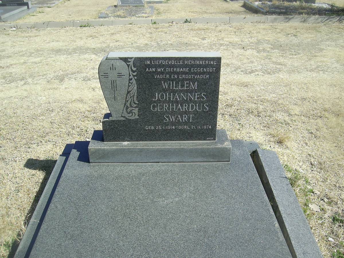 SWART Willem Johannes Gerhardus 1914-1974