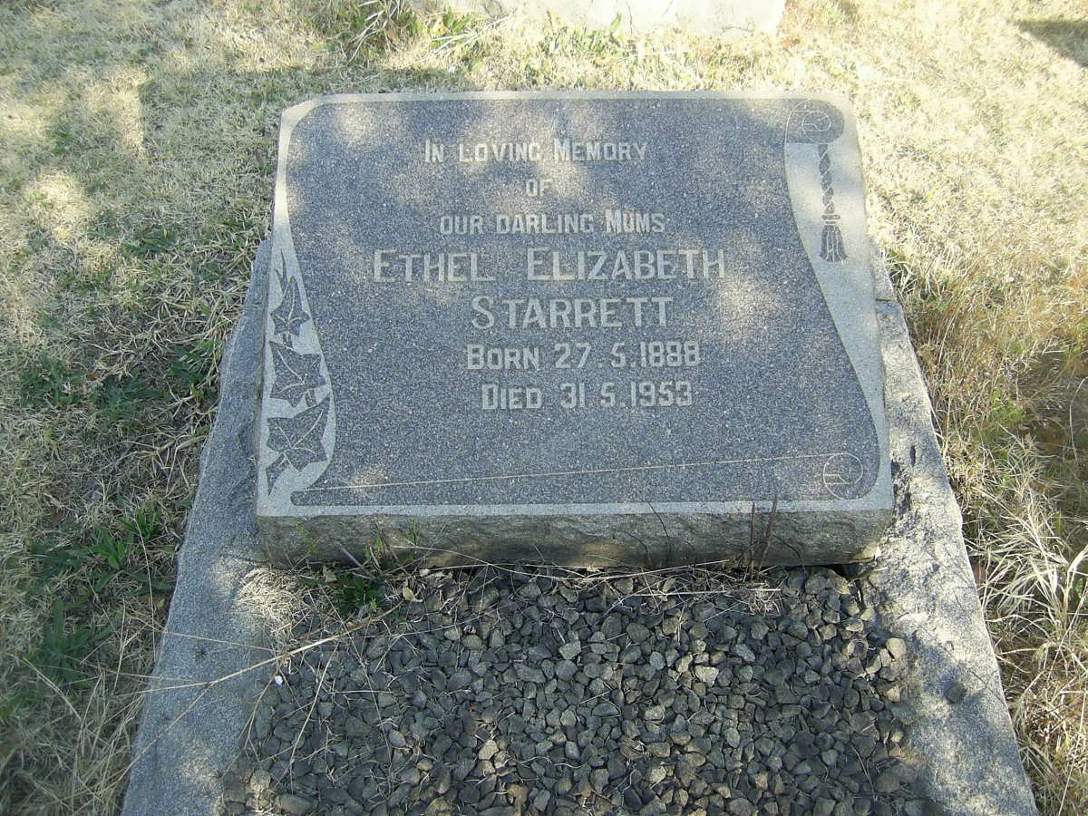 STARRETT Ethel Elizabeth 1888-1953