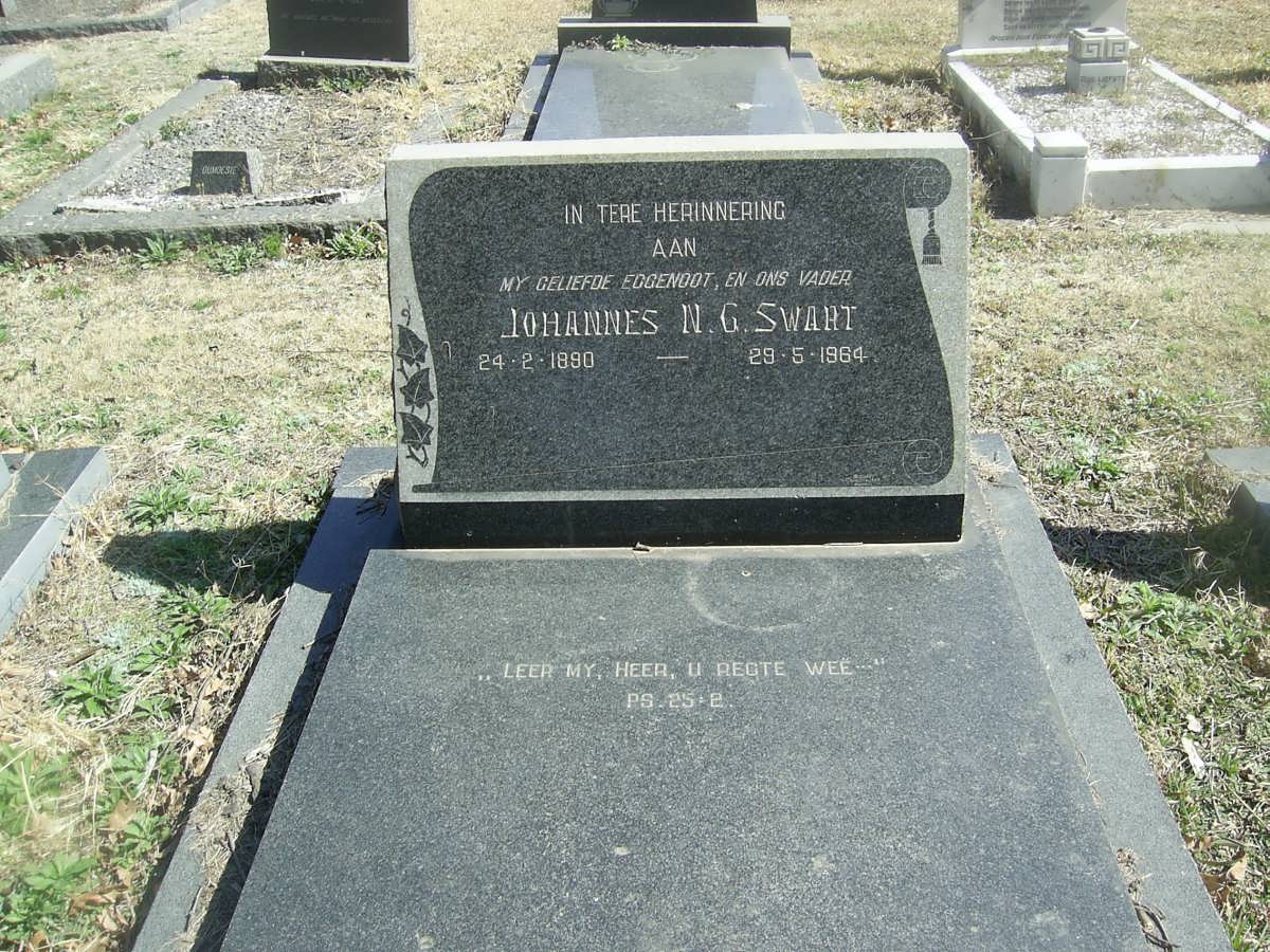 SWART Johannes N.G. 1890-1964
