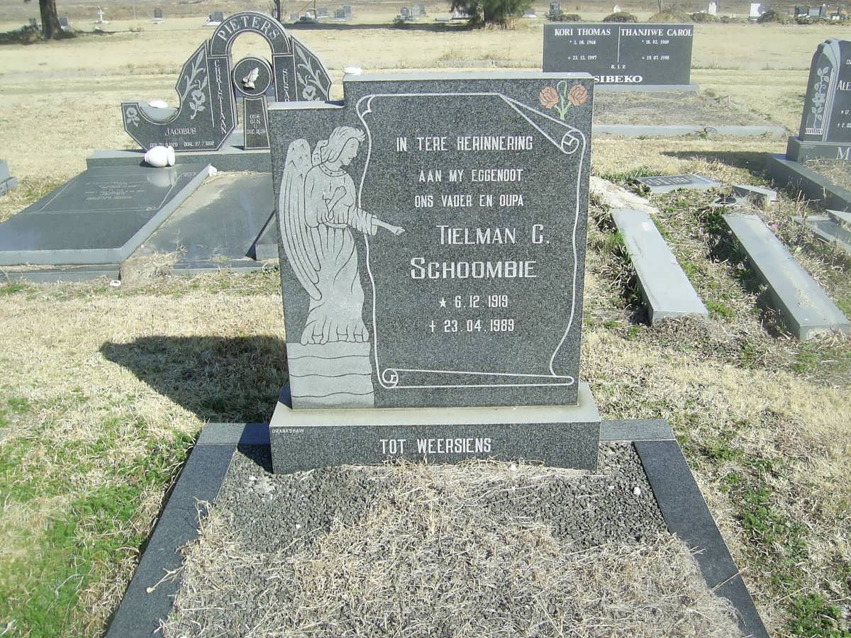 SCHOOMBIE Tielman C. 1919-1989