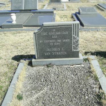 STRATEN Jacobus C., van