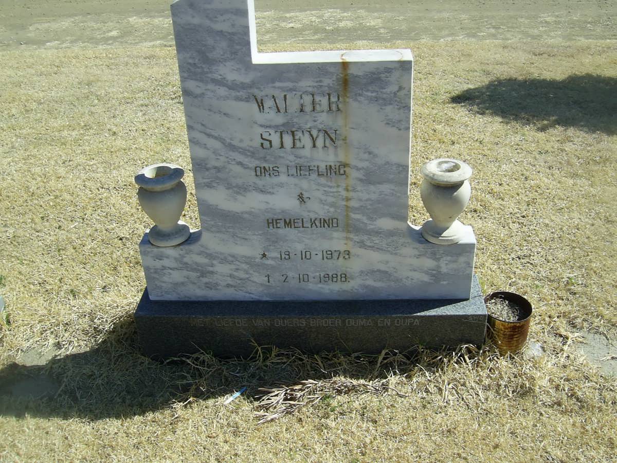 STEYN Walter 1973-1988