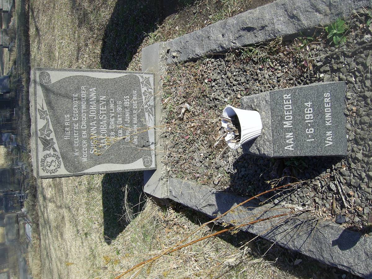 STEYN Susanna Johanna Jacoba nee GREYLING 1906-1955