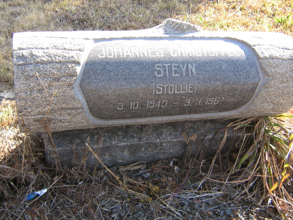 STEYN Johannes Christoffel 1940-1967