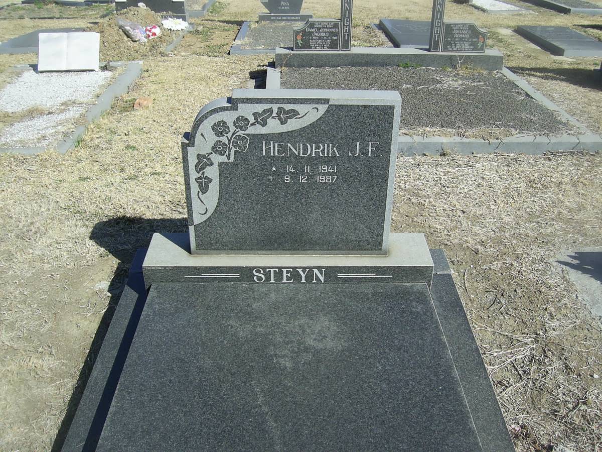 STEYN Hendrik J.F. 1941-1987
