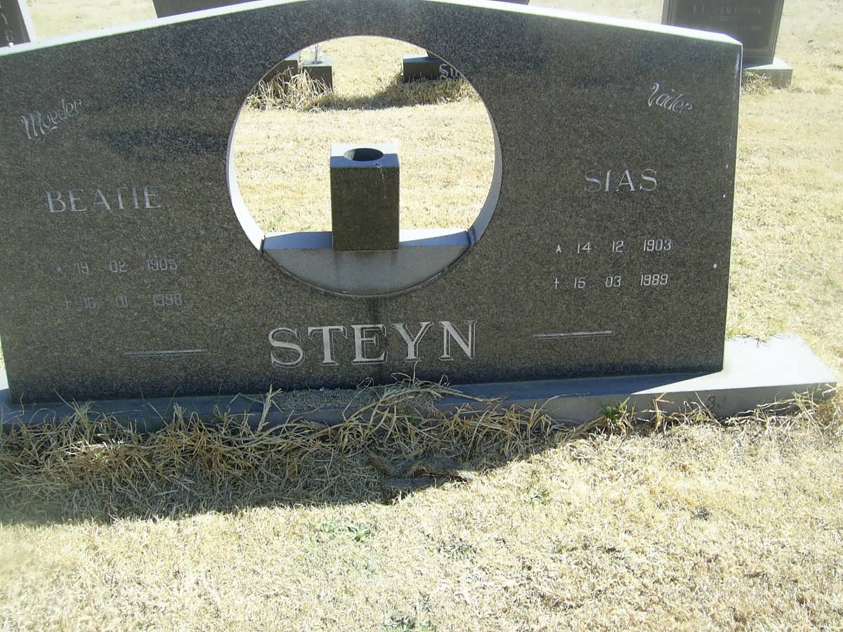 STEYN Sias 1903-1989 &amp; Beatie 1909-1998