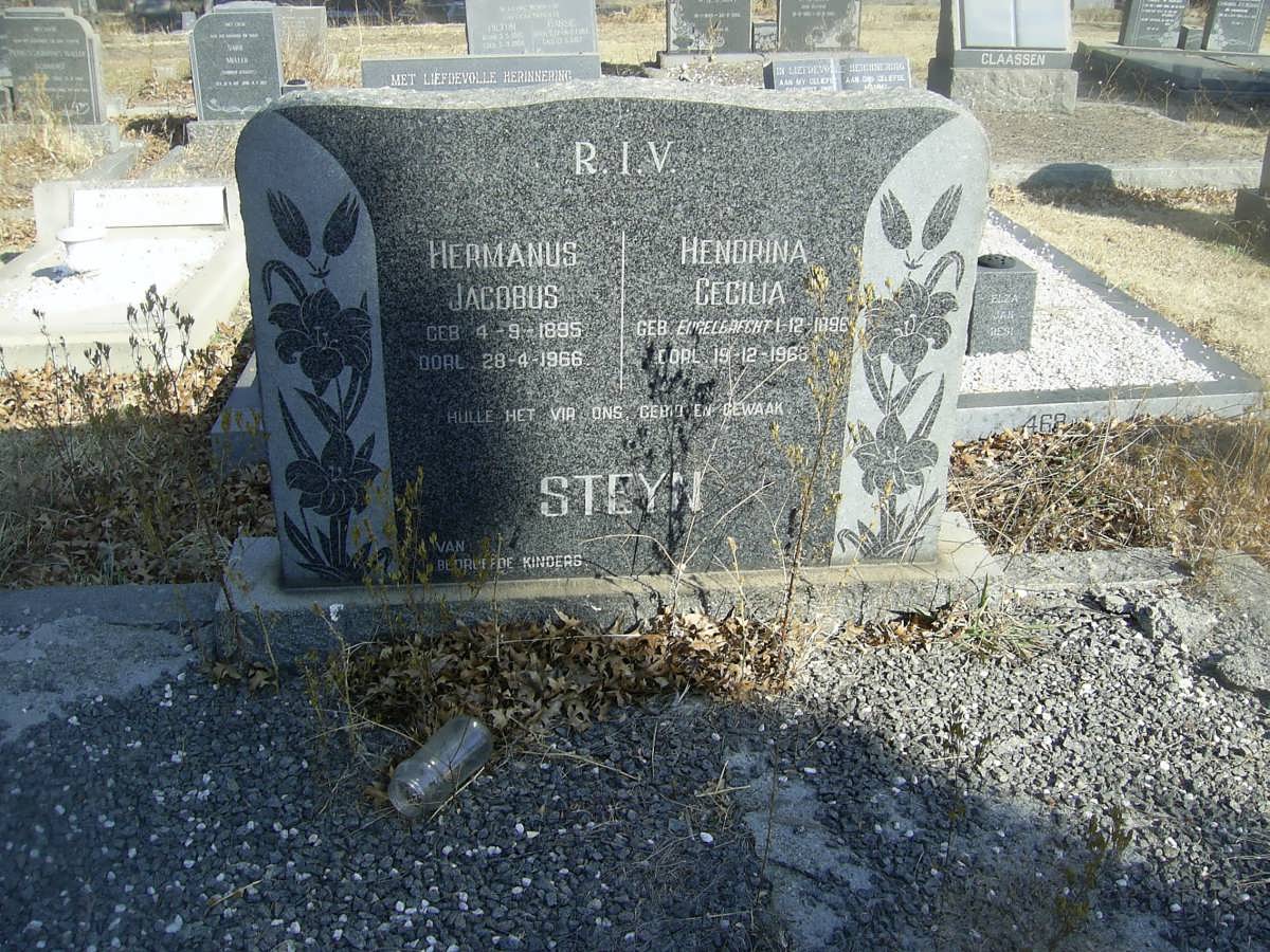 STEYN Hermanus Jacobus 1895-1966 &amp; Hendrina Cecilia ENGELBRECHT 1896-1968