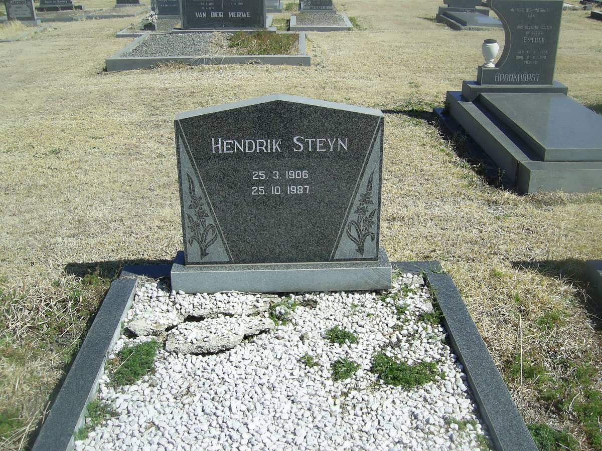 STEYN Hendrik 1906-1997