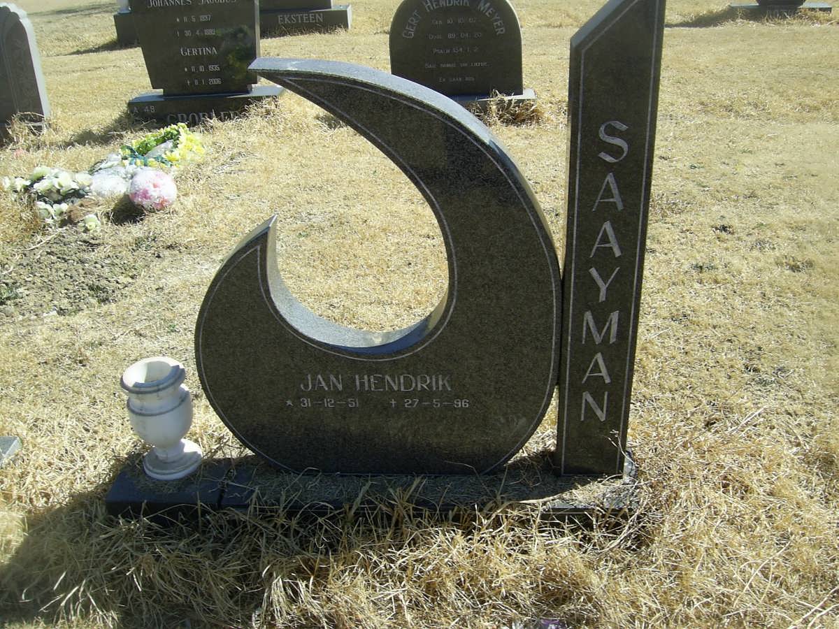 SAAYMAN Jan Hendrik 1951-2996
