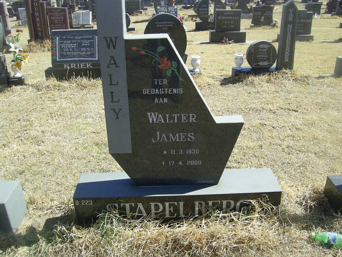 STAPELBERG Walter James 1930-2000