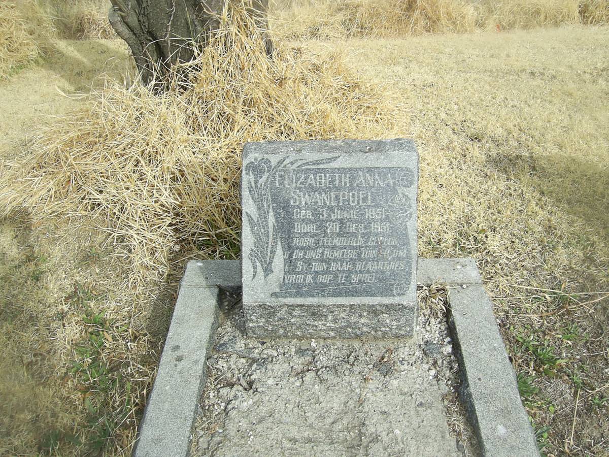 SWANEPOEL Elizabeth Anna 1951-195?