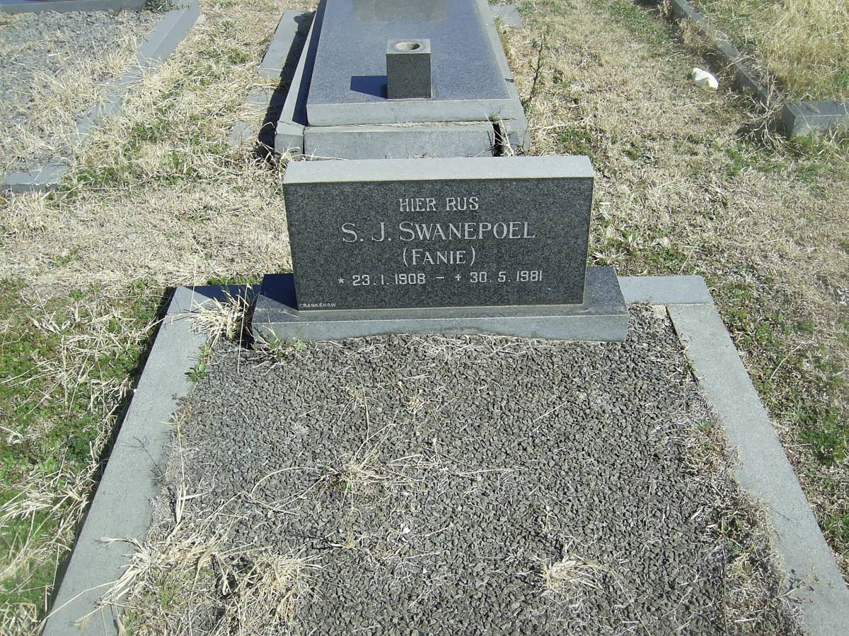 SWANEPOEL S.J. 1908-1981