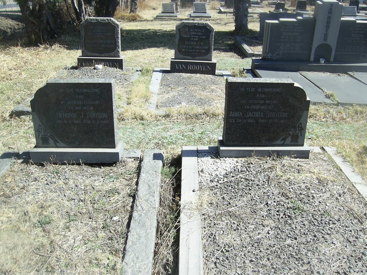 STRYDOM Hendrik J. &amp; Anna Jacoba