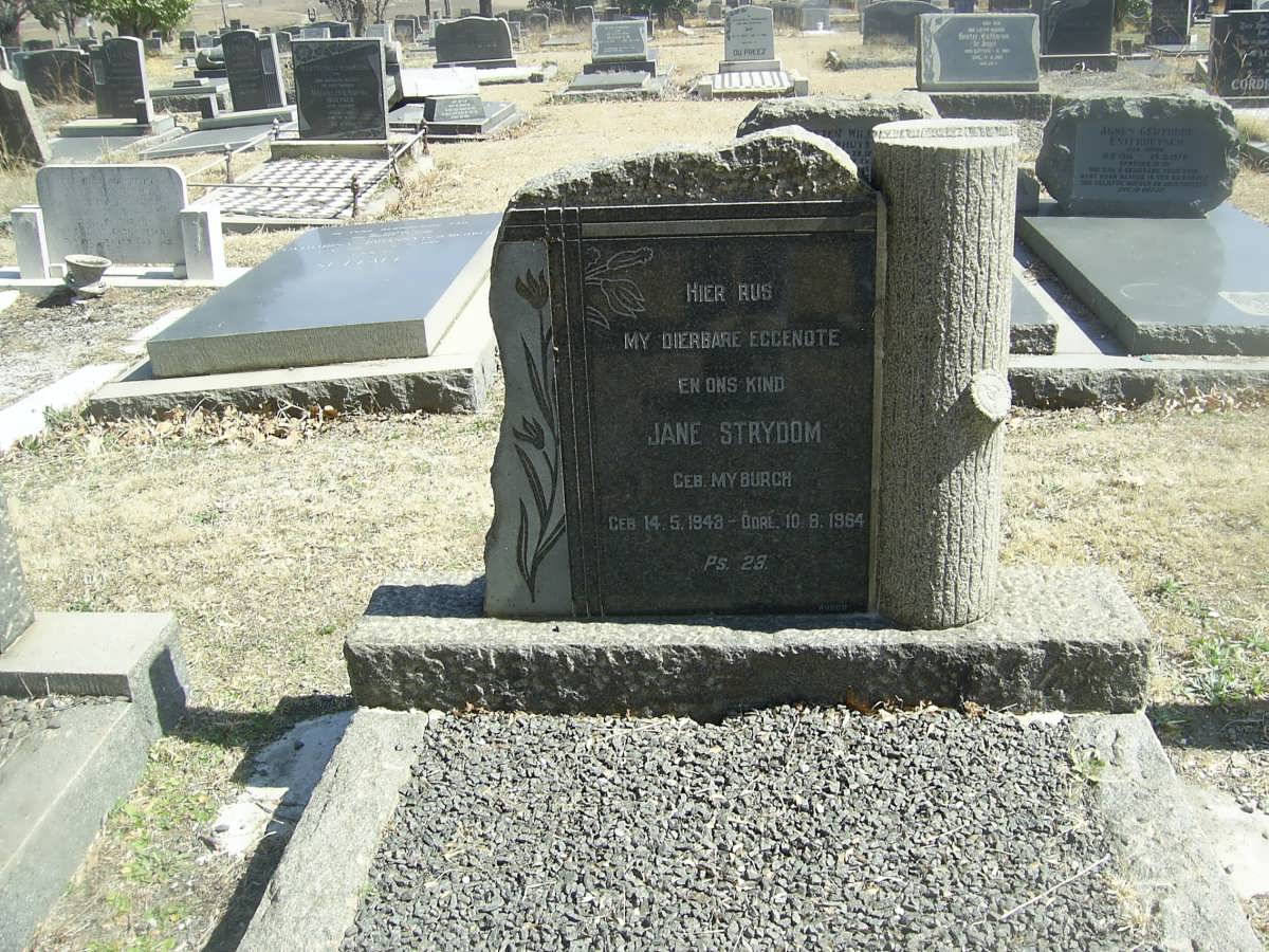 STRYDOM Jane nee MYBURGH 1948-1964