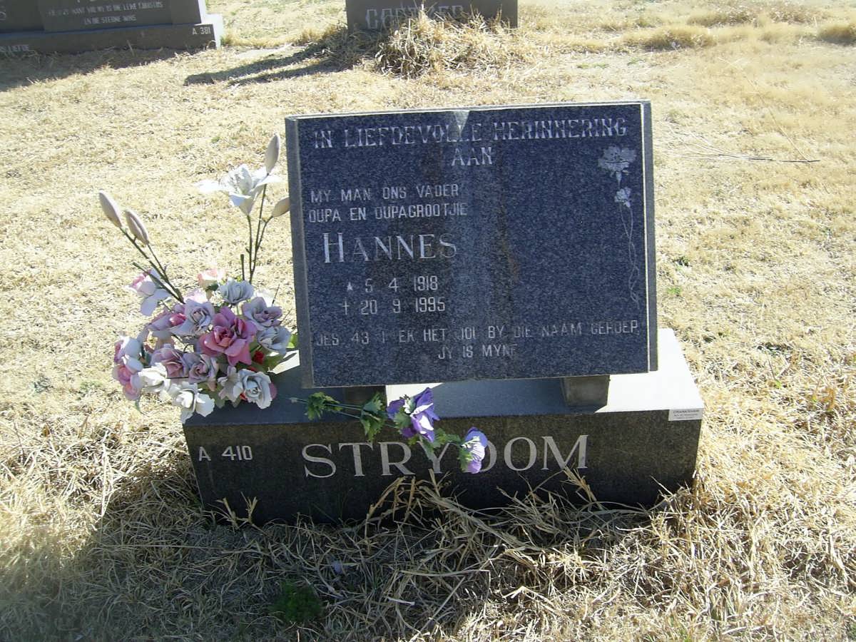 STRYDOM Hannes 1918-1995