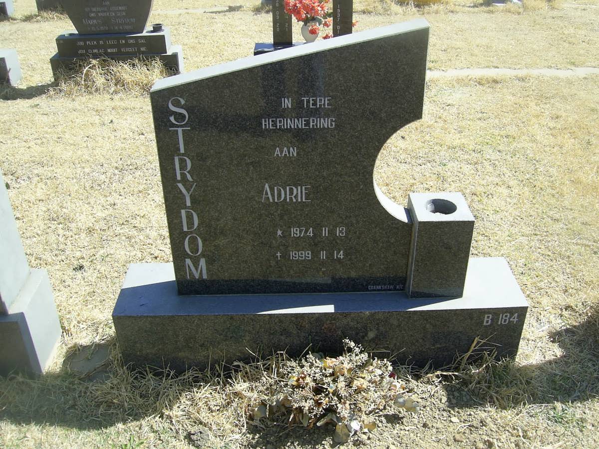 STRYDOM Adrie 1974-1999