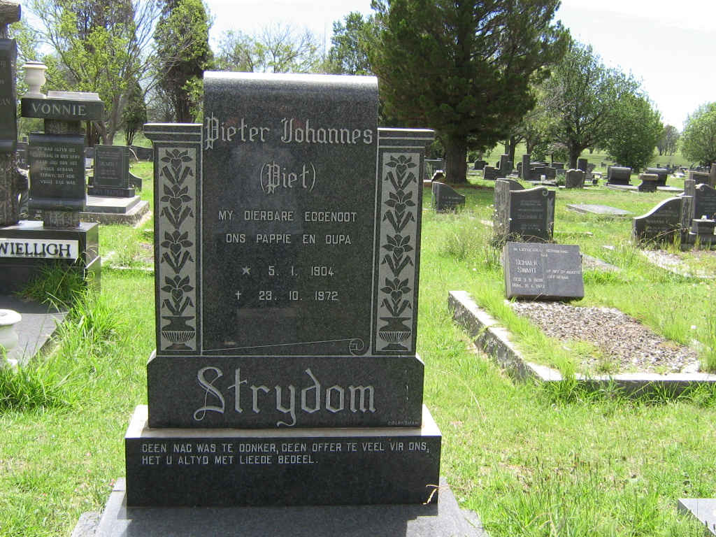 STRYDOM Pieter Johannes 1904-1972