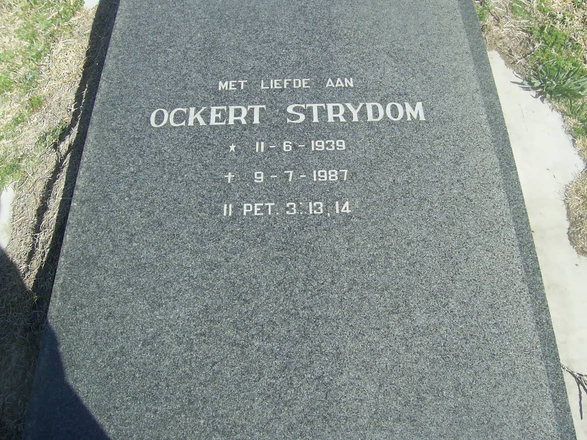 STRYDOM Ockert 1939-1987