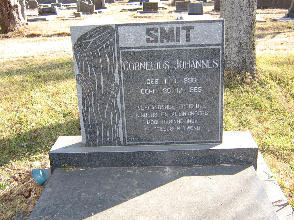SMIT Cornelius Johannes 1890-1965