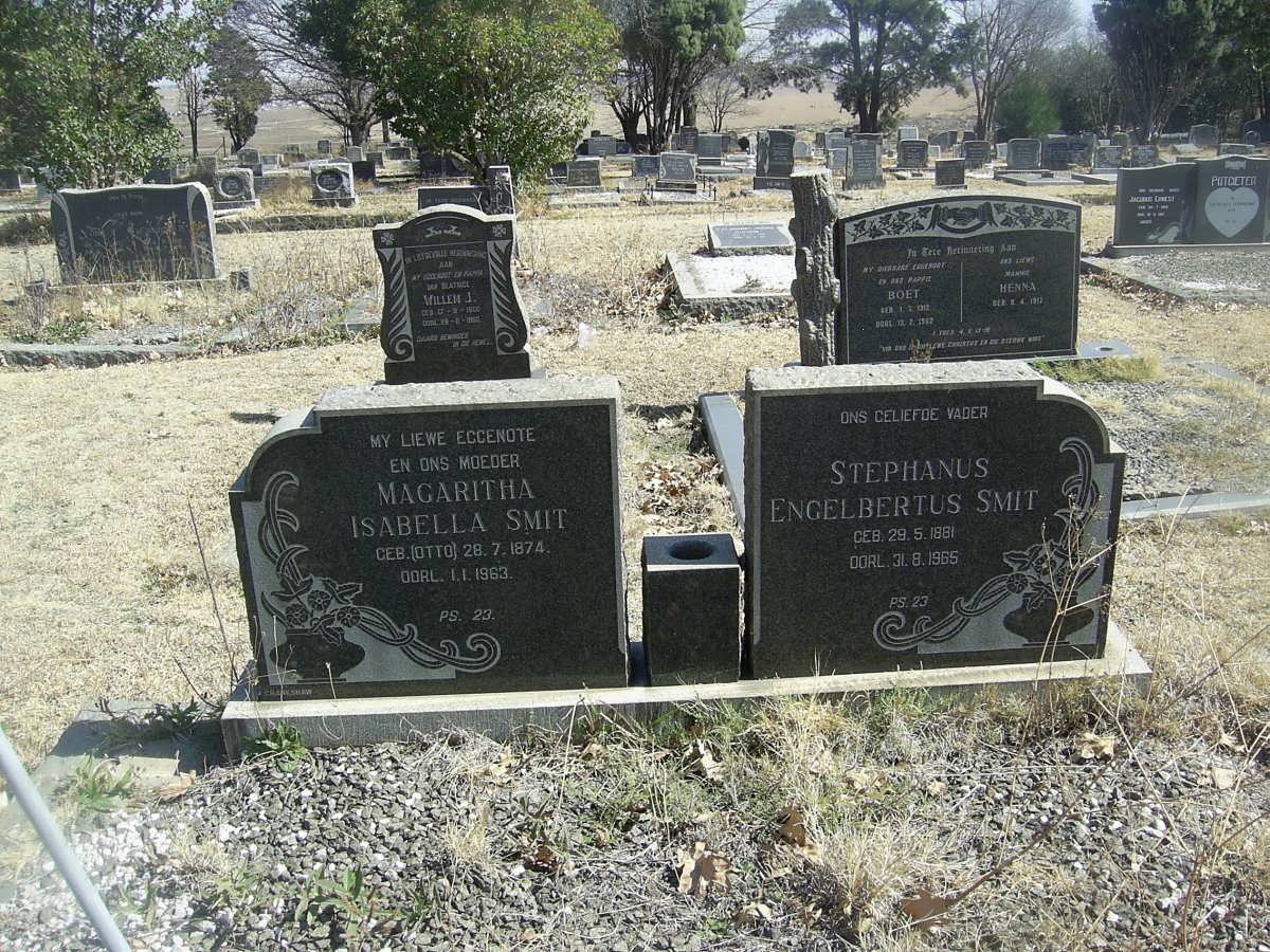 SMIT Stephanus Engelbertus 1881-1965 &amp; Magaritha Isabella OTTO 1874-1963