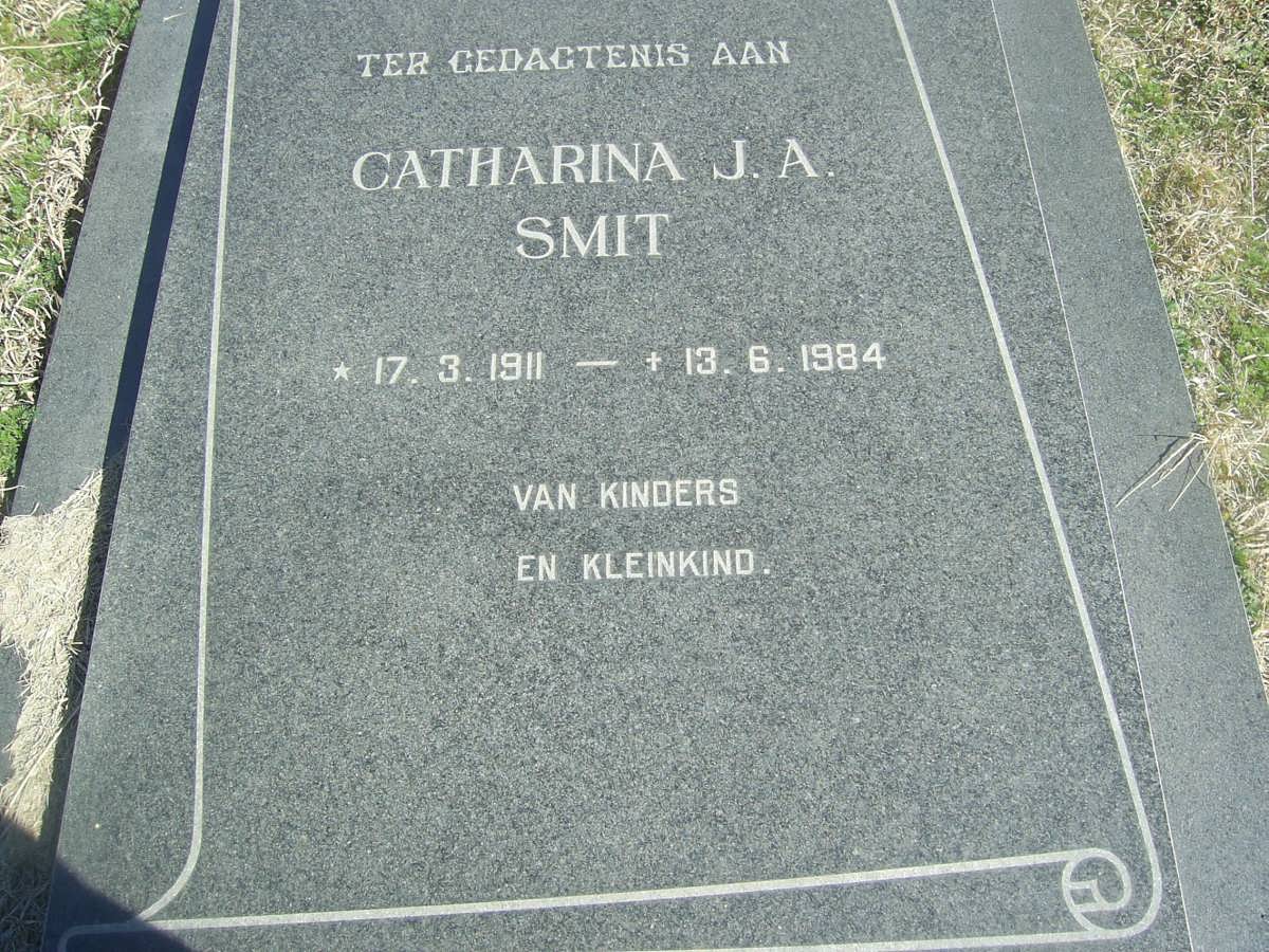 SMIT Catharina J.A. 1911-1984