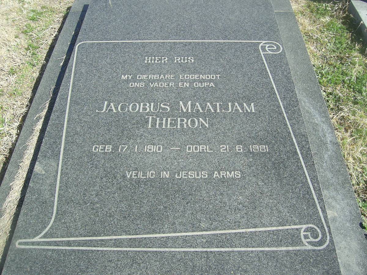 THERON Jacobus Maatjam 1910-1981
