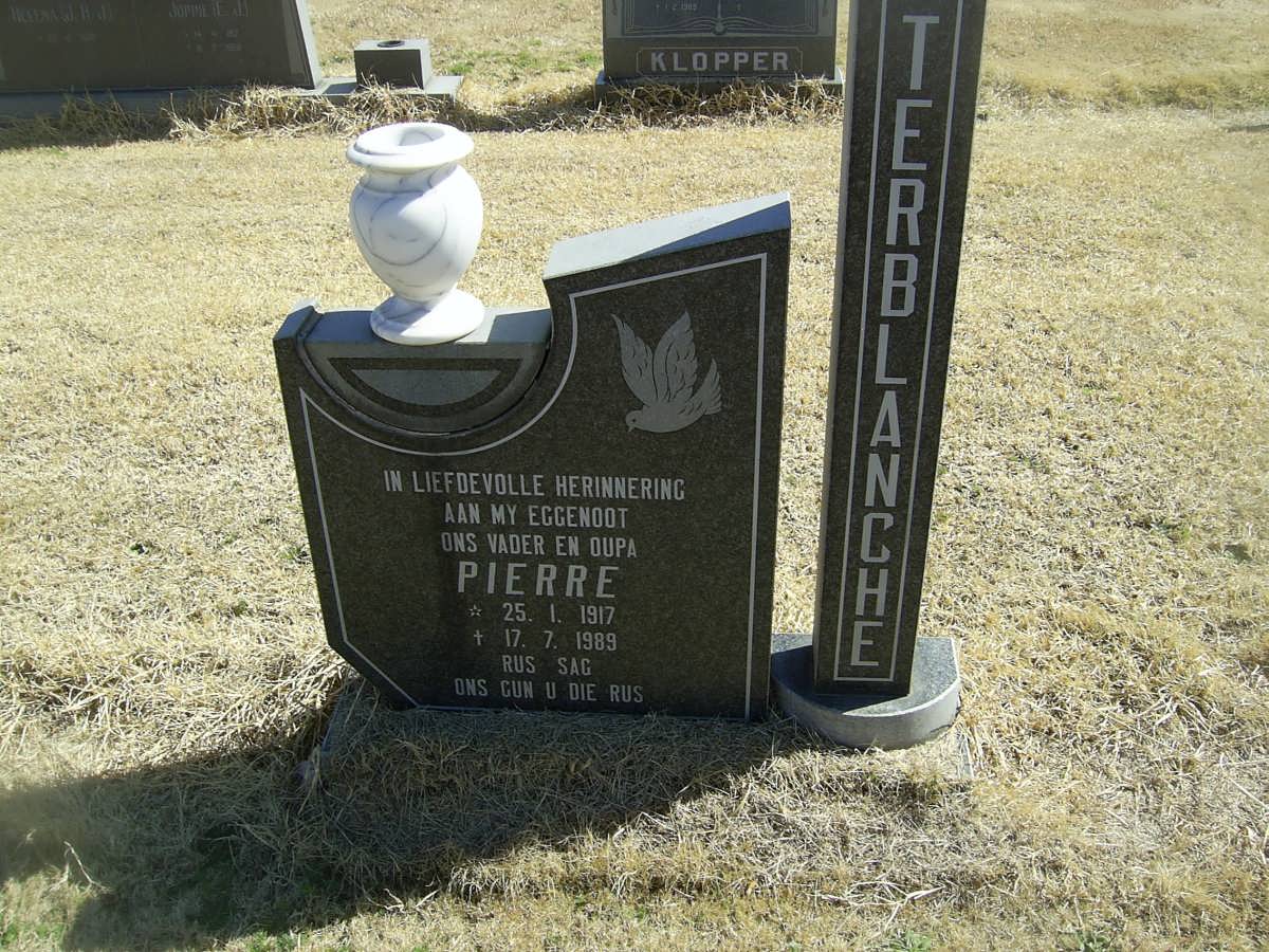 TERBLANCHE Pierre 1917-1989