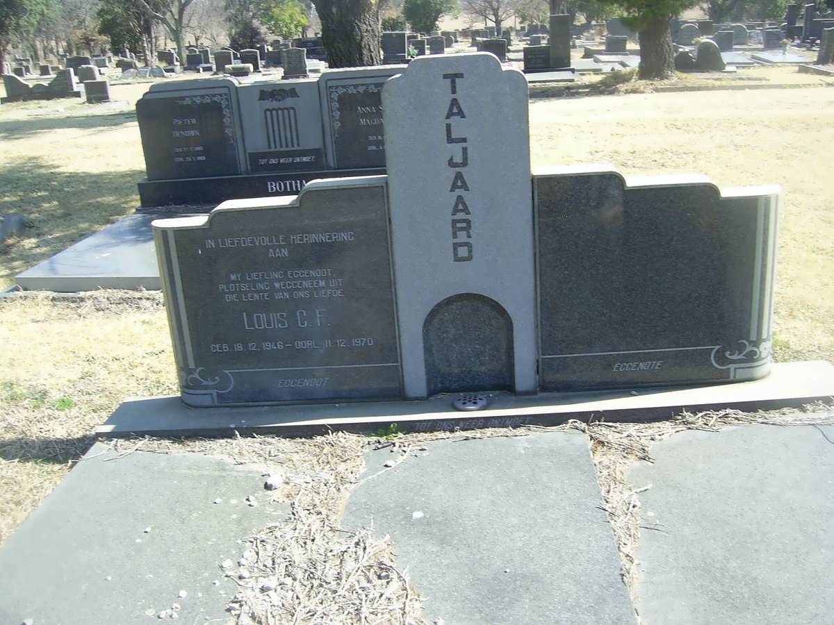 TALJAARD Louis C.F. 1946-1970