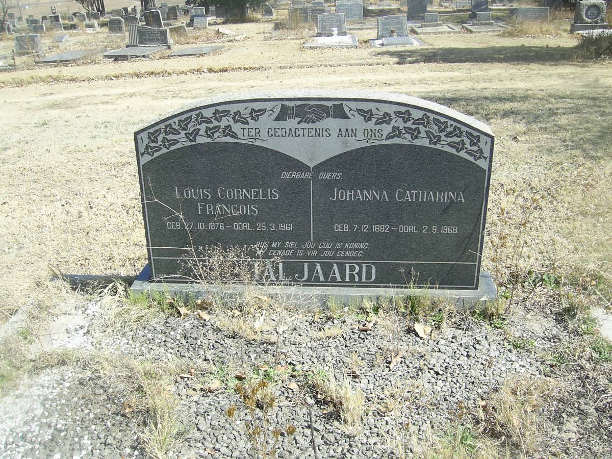 TALJAARD Louis Cornelis Francois 1876-1961 &amp; Johanna Catharina 1882-1968